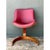 Evocative of George Mulhauser's innovative designs, this vintage cantilever chair features a gracefully curved, honey-...