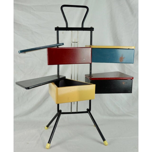 1950s Sewing Box by Joos Teders for Metalux, 1950s For Sale - Image 5 of 13