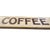 Shabby Chic Vintage Hand-Painted Double-Sided "Gourmet Coffee" Sign For Sale - Image 3 of 6