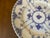 Royal Copenhagan 1960s Royal Copenhagen Blue Fluted Full Lace Salad/Lunch Plate 1086 For Sale - Image 4 of 8