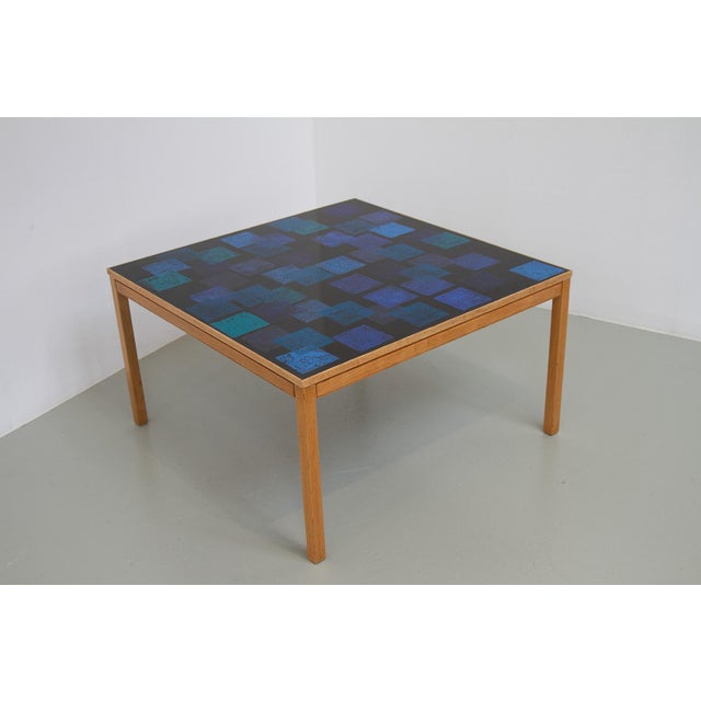 Mid-Century Modern Mid-Century Enameled Oak Coffee Table by Törneman for NK Sweden, 1960s For Sale - Image 3 of 18