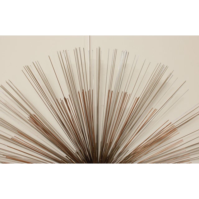 Curtis JerT Brutalist 'Urchin' Metal Wall Sculpture For Sale - Image 9 of 12