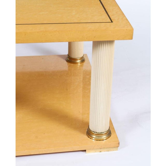 Vintage Biedermeier Birdseye Maple Coffee Tables from Harrods, 20th Century, Set of 2 For Sale - Image 4 of 17