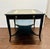 This gorgeous, versatile gaming table includes a chess / checkers reversible insert with a backgammon board underneath....