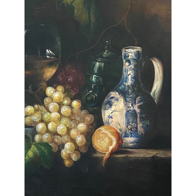 Surrealism Mid 20th Century Framed Still Life Oil Painting For Sale - Image 3 of 8