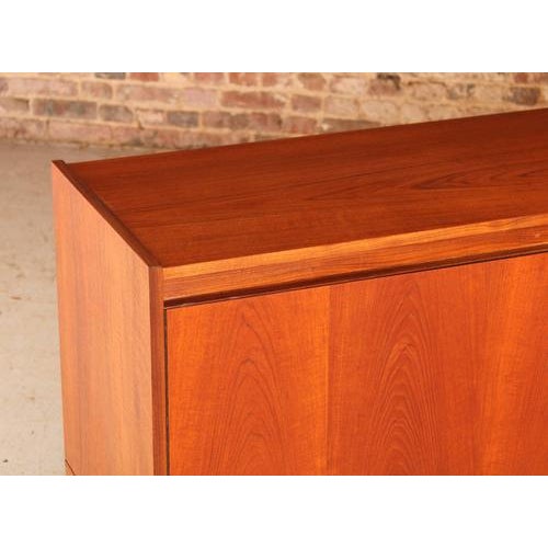 1960s Mid-Century Teak Sideboard with Brushed Steel Handles by Robert Heritage for Archie Shine, 1960s For Sale - Image 5 of 15