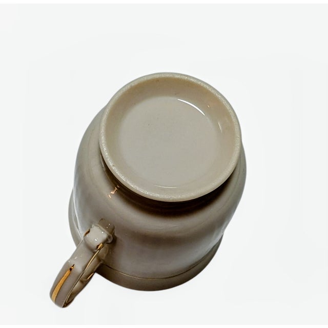 Ceramic 1960s Six Syracuse China Carvel Cups and Saucers For Sale - Image 7 of 9