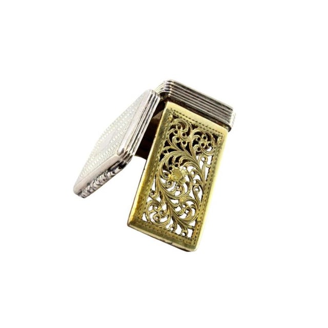Gold and Pata Vinaigrette Box For Sale - Image 10 of 10