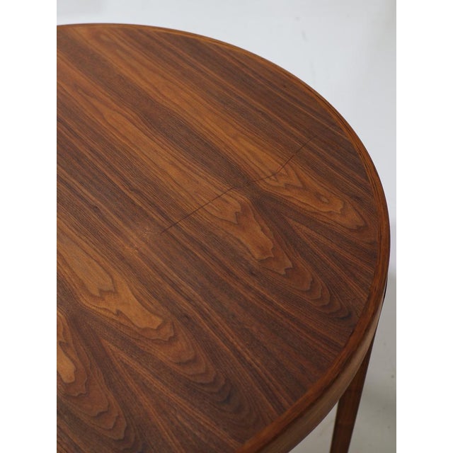 Brown Danish Oval Extendable Dining Table in Teak, 1960s For Sale - Image 8 of 18
