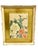Bring timeless elegance to your walls with this charming pair of vintage chinoiserie-inspired floral prints with gold foil...
