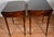 1920s Pair Irwin English Regency Mahogany Inlaid Pembroke Side Tables End Tables For Sale - Image 10 of 12