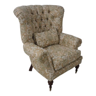 Ej Victor Tufted Barrel Back Upholstered Club Chair For Sale