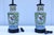 1950s Chinese Floral Porcelain Table Lamps 19th-Century Famille Verte Style, a Pair For Sale - Image 14 of 18