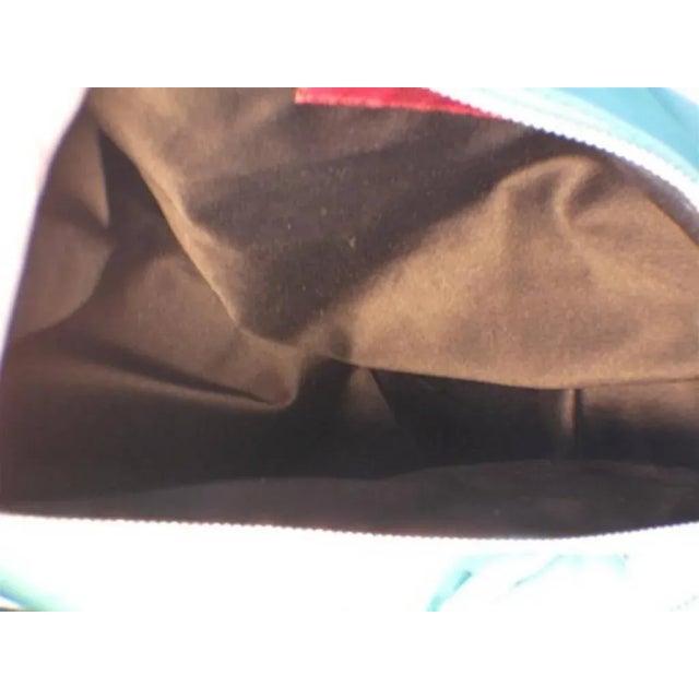 Valentino Teal Lambskin Shoulder Tote Handbag For Sale In Philadelphia - Image 6 of 6