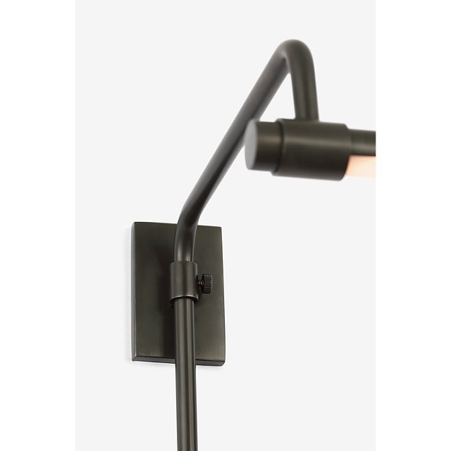 Kidd 30" Frame Mount Picture Light in Bronze Designer: Thomas O'Brien Finish: Bronze Height: 8.75" - 9.75" Width: 30"...