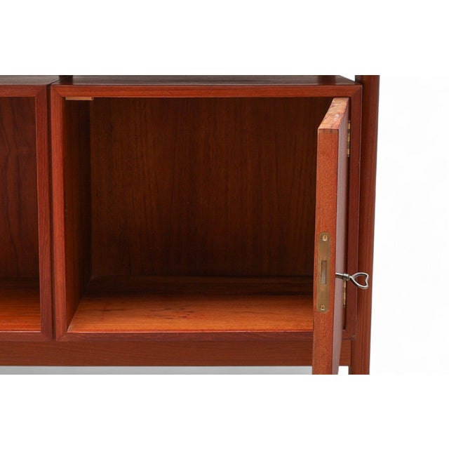 Wood Mid 20th Century Fm 60 Executive Desk in Teak Attributed to Kai Kristiansen For Sale - Image 7 of 8