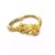 Gold Etruscan 18k Gold Flex Bracelet Revival Double Rams Head Hinged Band For Sale - Image 8 of 8