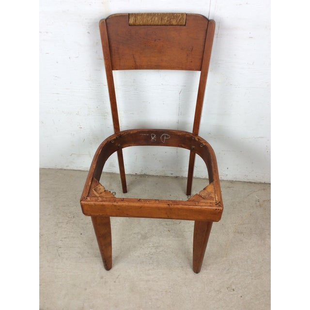 Mid Century Modern Side Chair With Cane Accent by Heywood Wakefield For Sale - Image 13 of 14