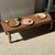 A small, round tray, dish, or plate made of petrified wood. Petrified wood is a fossilized wood (from the same family as...