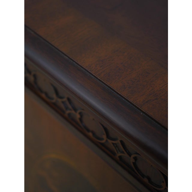 Henkel Harris Mahogany Inlaid Four Door Server Credenza For Sale - Image 15 of 18