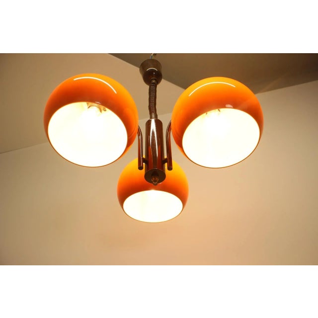 Mid-Century Adjustable Chandelier, 1970s For Sale - Image 6 of 12