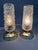 Vintage Bubble Lamps on Gold Bases, 1970s For Sale - Image 6 of 6