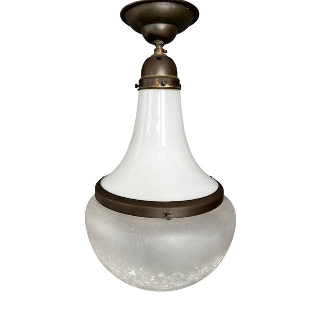 Ceiling Lamp attributed to Peter Behrens for Siemens, 1920s For Sale
