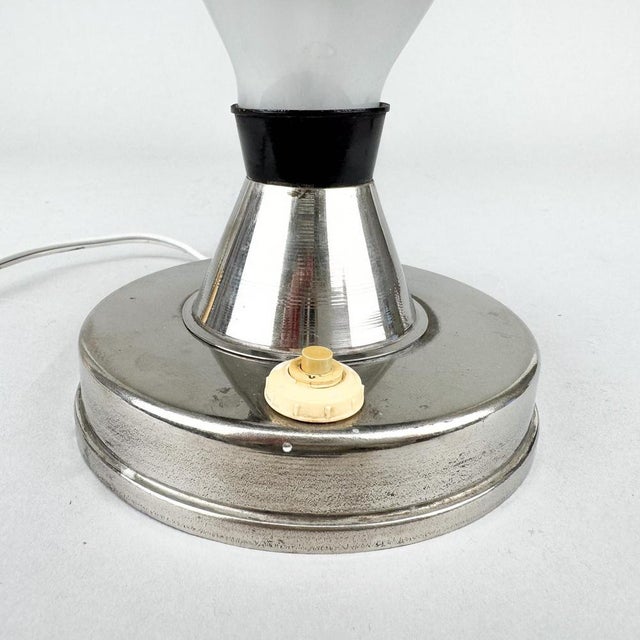Bauhaus Mushroom Table Lamp, Czechoslovakia, 1930s For Sale - Image 7 of 10