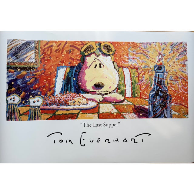 A striking work by contemporary American artist Tom Everhart, featuring his iconic interpretation of the beloved Peanuts...