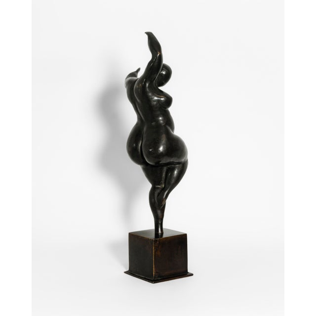 Contemporary "The Dancer" Contemporary Bronze Sculpture For Sale - Image 3 of 6