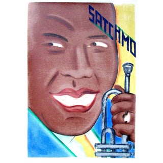 Satchmo, Seymour Chwast Screen Print For Sale