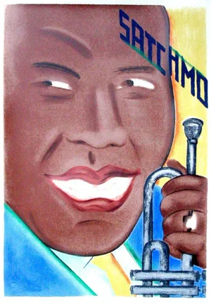 Satchmo, Seymour Chwast Screen Print