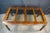 Mid Century Chinoiserie Matchbook Walnut Brass & Glass Extendable Dining Table For Sale - Image 6 of 15