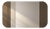Large Italian Smoked Glass Wall Mirror attributed to Cristal Art, 1970s For Sale