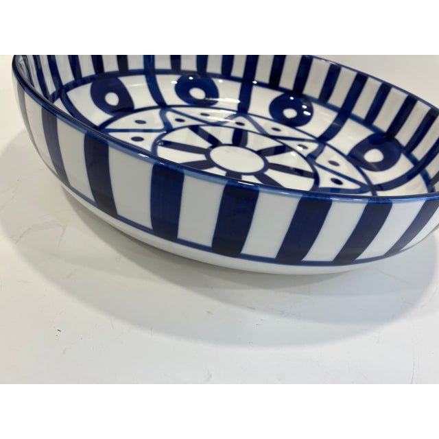 Boho Chic Large 13 Inch Dansk Arabesque Bowl For Sale - Image 3 of 4