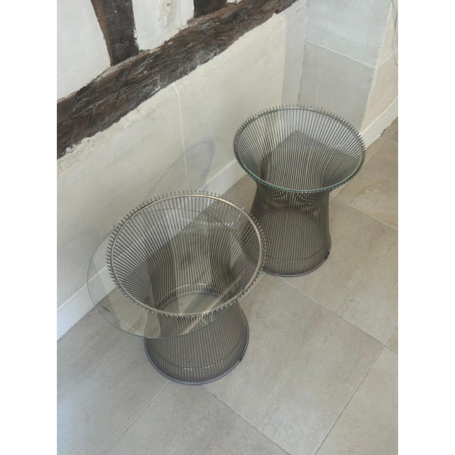 Side Tables by Warren Platner for Knoll, 1960, Set of 2, in Flawless conditions. Designed 1960 to 1969 This piece has an...