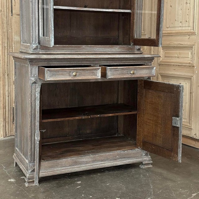 19th Century Louis Philippe Cerused Oak Bookcase For Sale - Image 18 of 18