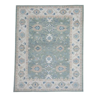 Turkish Oushak Antique Look Rug 12'1" x 15'3" #20360 For Sale