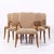 T.H. Robsjohn Gibbings Style Baker Milling Road Dining Chairs - Set of 6 Each armless chair measures: 21 wide x 25 deep x...