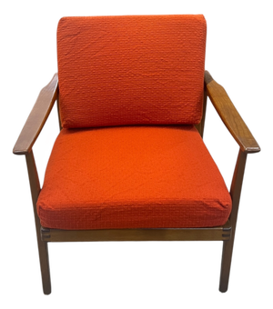 Vintage Lounge Chair in Wood, 1960s