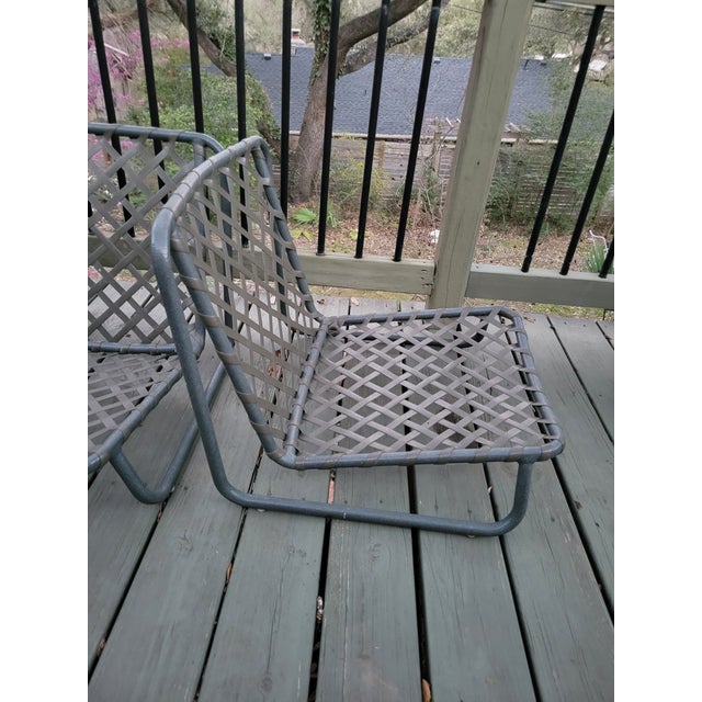 1990s 1990s Attributed to Brown Jordan Style Low Chairs- Set of 4 For Sale - Image 5 of 9