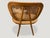 Andrianna Shamaris Rattan and Teak Wood Chair For Sale - Image 4 of 5