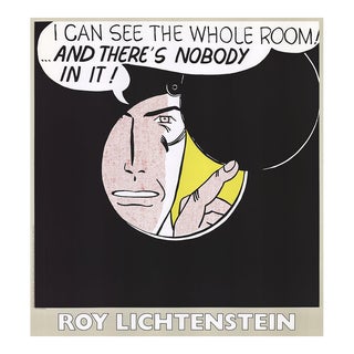 1989 Roy Lichtenstein 'I Can See The Whole Room' Serigraph Poster For Sale