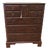 Georgian Norfolk Walnut and Oak Chest of Drawers For Sale