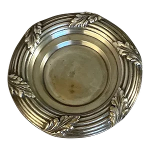 Silver-Plated French Antique Bronze or Brass Wine or Champagne Bottle Holder for the Table