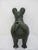 Chinese Green Glazed Dog Han Style Pottery Tomb Guardian Sculpture For Sale - Image 9 of 13