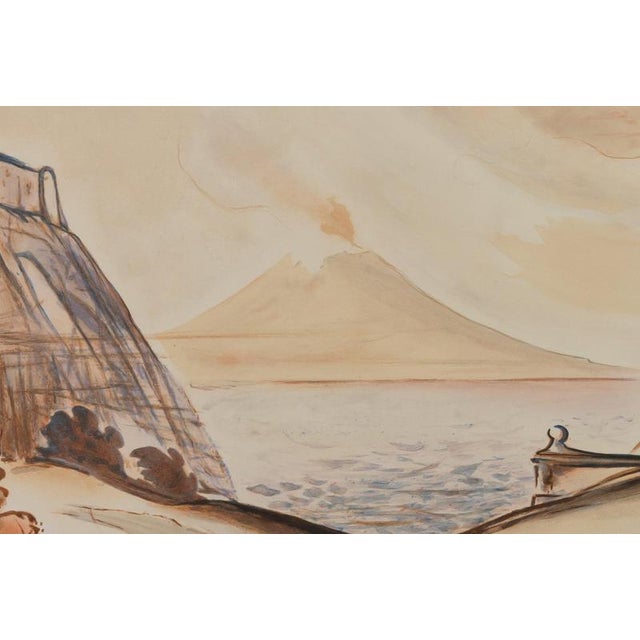 Balthus, Naples and Vesuvius, Lithograph For Sale - Image 5 of 6