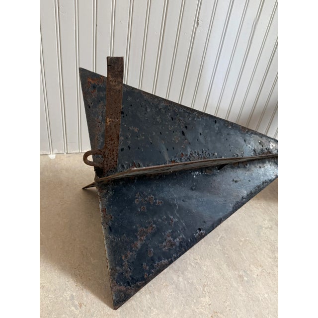 Metal Large Nautical Folk Art Metal Sculpture - 1930's Boat Day Signal For Sale - Image 7 of 8