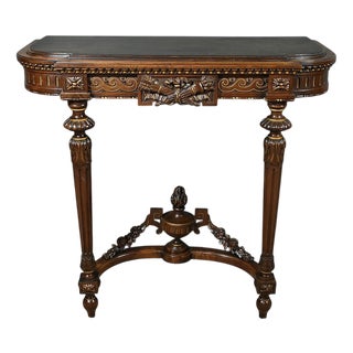 Louis XVI Style Walnut Plant Console, Mid-19th Century For Sale