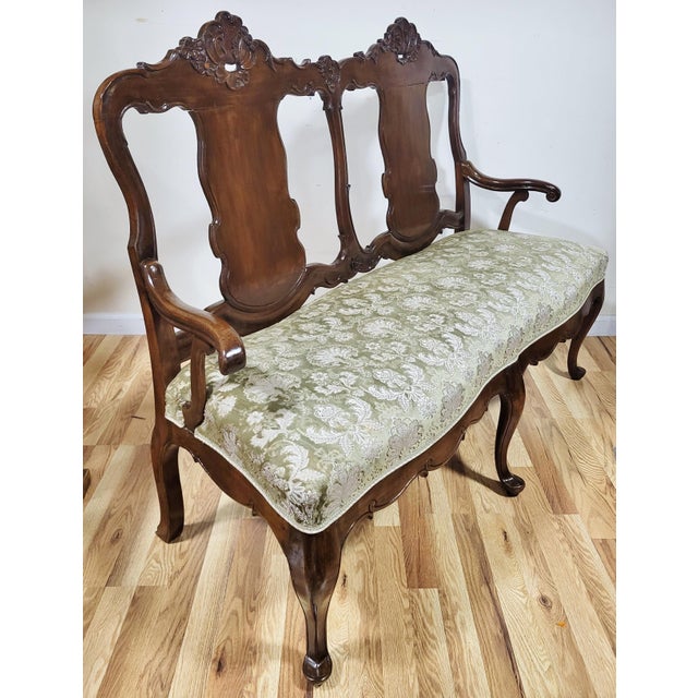 Fresh from a great New York City estate, we have a pleasure to offer you this gorgeous of Antique 18th C Carved Walnut...